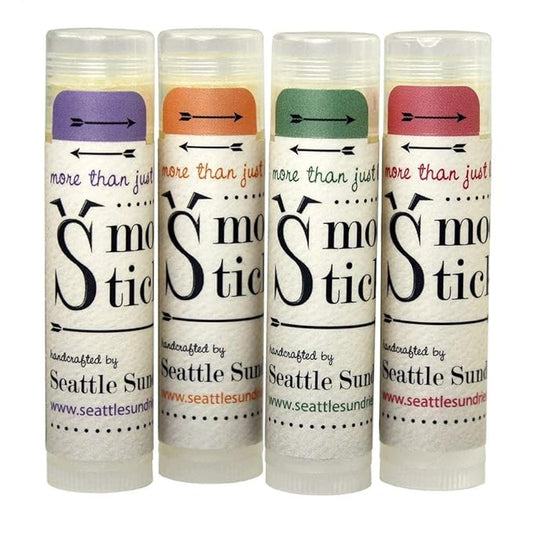 Smooch Stick All Natural Lip Balm Set for Women, Men & Kids with Beeswax & Shea Butter - Fruit, Floral, Herbal Flavors Variety Pack - Small Gift Idea - Seattle Sundries-VivaGrace Women