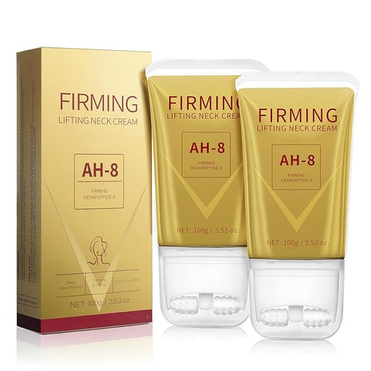 Ah8 Firming Neck Cream - Neck Creams for Tightening and Firming, Neck Cream Tightening Lifting Sagging Skin, Anti-Aging to Improve Elasticity, Lifting Cream for Women & Men, 2-Pack