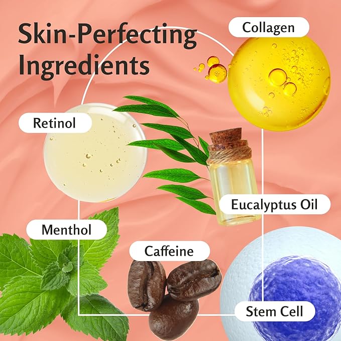 M3 Naturals Hot Cream for Belly Butt and Thighs Cellulite Cream for Thighs and Butt Fast Body Sweat Activator with Caffeine and Collagen - Invigorating Sweat Cream for Workouts and Body Sculpting-VivaGrace Women