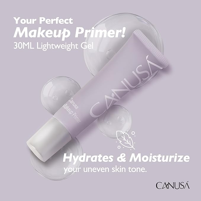 Clear Makeup Primer - Pore Minimizing & Mattifying,Long Lasting Base for Oily/Sensitive Skin - Clear Translucent Finish, Moisturizes & Primes -Cruelty Free US (1.02 Fl Oz / 30ml.)-VivaGrace Women