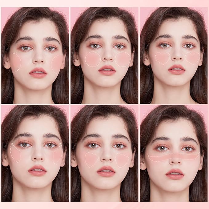 FOCALLURE Silky Cream Liquid Blush,Leaving a Matte Dewy Makeup Look,Easy to Apply and Create a Natural Flush,Long Lasting and Lightweight Cheek Blush Face Makeup,CATCH ME-VivaGrace Women