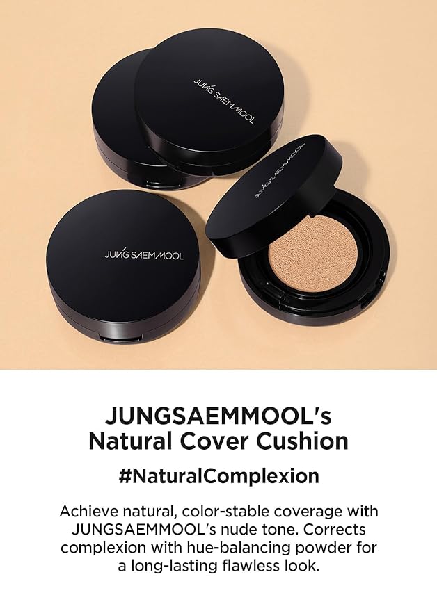 [JUNGSAEMMOOL OFFICIAL] Essential Skin Nuder Cushion Mini (08 Medium Deep) | SPF50 Broad Spectrum-VivaGrace Women