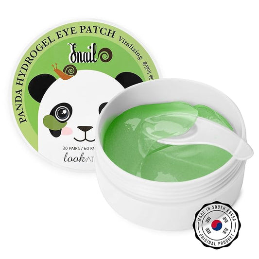 Panda Hydro-gel Eye Patches, Snail-VivaGrace Women