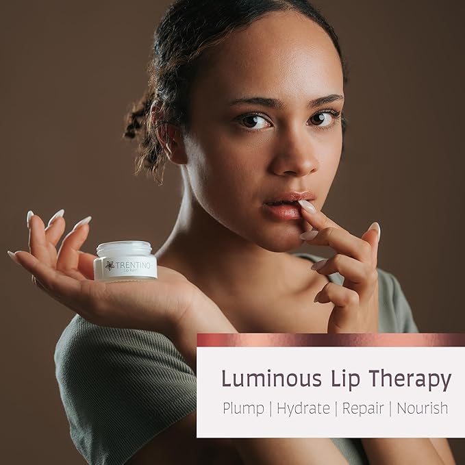 Restore & Plump Coconut Lip Balm – Lip Hydration with Collagen Peptide & Shea Butter & Vitamin E – Lip Plumper/Mask - Lip Repair for Dry Cracked Lips-VivaGrace Women