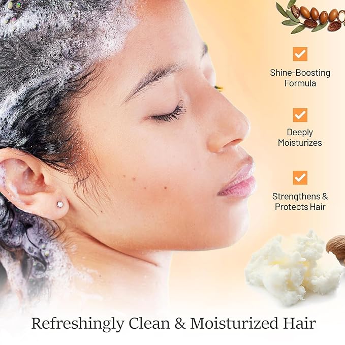 Herbishh Argan Hair Mask (150ml) + Argan Oil Shampoo & Conditioner (16.9 fl.oz Each) Hair Care Set – Deep Cleansing & Hydration, Ideal for Repairing Dry, Frizzy & Colored Hair – Sulfate & Paraben Free-VivaGrace Women