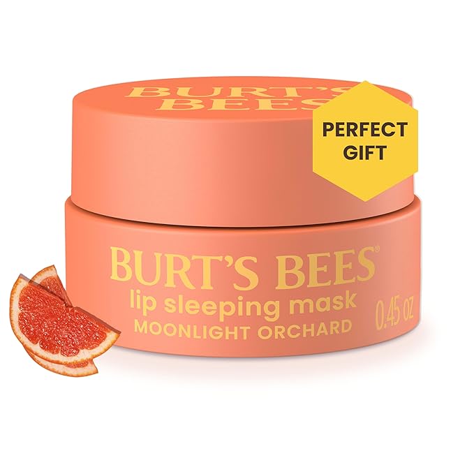 Burt’s Bees Moonlight Orchard Lip Sleeping Mask, With Hyaluronic Acid and Squalane Moisturizer To Instantly Hydrate Lips, Overnight Lip Mask, Lip Treatment, 0.45 oz.-VivaGrace Women