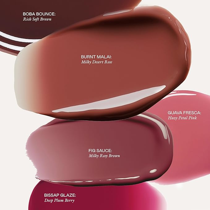 EADEM Le Chouchou Lip Softening Balm, Lip Gloss for Women, Lip Plumper & Lip Mask, Overnight Hydrating & Moisturizing Luxury Lip Balm, 0.5 oz, Bissap Glaze-VivaGrace Women