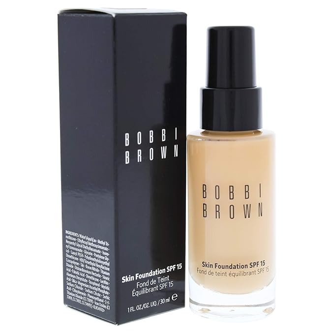 Bobbi Brown Skin Foundation SPF 15, 4.25 Natural Tan for Women, 1 Ounce-VivaGrace Women