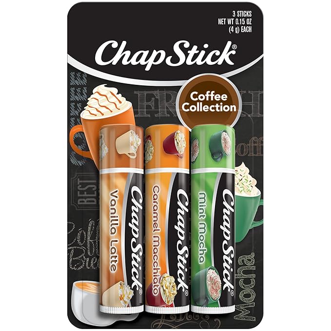 CHAPSTICK COFFEE COLLECTION, 3 STICKS-VivaGrace Women