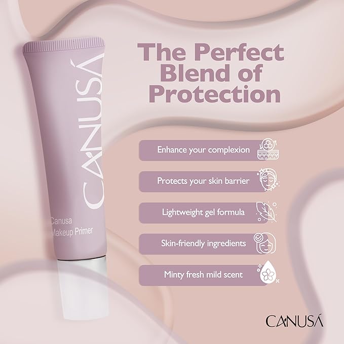 Clear Makeup Primer - Pore Minimizing & Mattifying,Long Lasting Base for Oily/Sensitive Skin - Clear Translucent Finish, Moisturizes & Primes -Cruelty Free US (1.02 Fl Oz / 30ml.)-VivaGrace Women