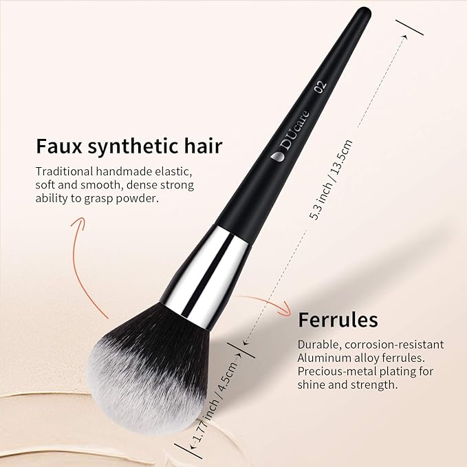 DUcare Makeup Brushes Set Professional 32Pcs Make up Brushes Premium Synthetic Kabuki Foundation Blending Face Powder Blush Concealers Eye Shadows-VivaGrace Women