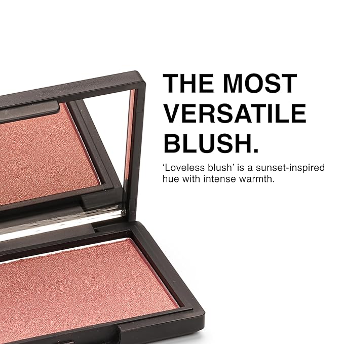 Makeup Powder Blusher - "Loveless" - 4g / 0.141 oz - Full Coverage, Natural Blush - Soft, Buildable Pink, Coral, Peach & Golden Hues - Matte & Shimmering Shades Gives Cheeks a Radiant Glow-VivaGrace Women