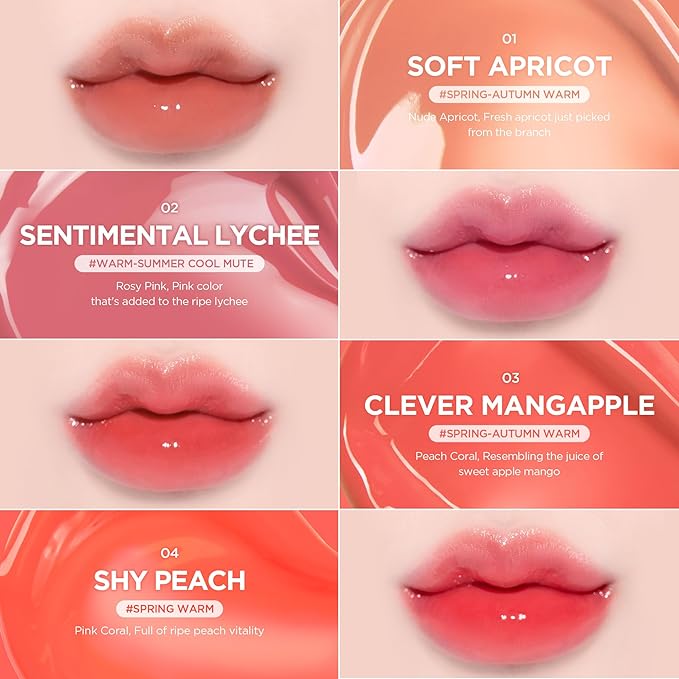 lilybyred Bloody Liar Coating Tint | Korean Glossy Lip Stain, Vivid Juicy Color, Syrupy Shine, Moisturizing, Long-Lasting & Smudge-Proof, Non-Sticky, Lightweight, 0.14 oz. (08 Confident Cherry Tomato)-VivaGrace Women