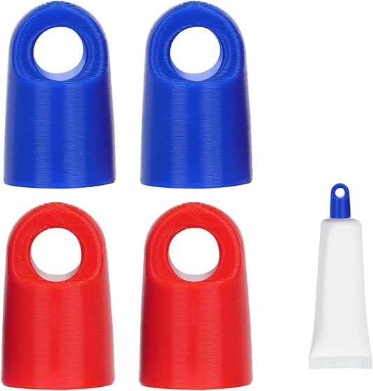 Keychain Cap For Aquaphor Healing Ointment 0.35 Ounce Tubes,4 Pack Portable Lid Cap Suitable For Travel And Outings-VivaGrace Women