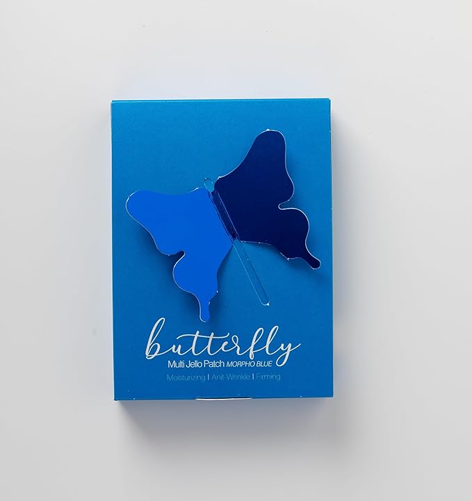 Butterfly Multi Jello Patch morpho blue-VivaGrace Women