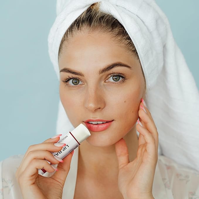 Dmsky Lip Balm Bulk, Fruit Lip Balm Variety Pack, Hydrating Lip Balm for Men Women Kids, 0.15 Oz, 40 count (Pack of 1)-VivaGrace Women