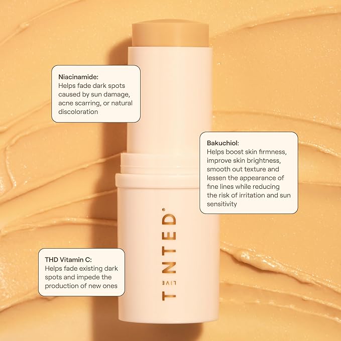 Live Tinted Hyperpigmentation Essentials Glow Up Set: Includes Mini Superhue Hyperpigmentation Serum Stick, Mini Hueguard 3-in-1 Mineral SPF 30, and Full-sized Huestick in Rise, 3-Piece Set-VivaGrace Women