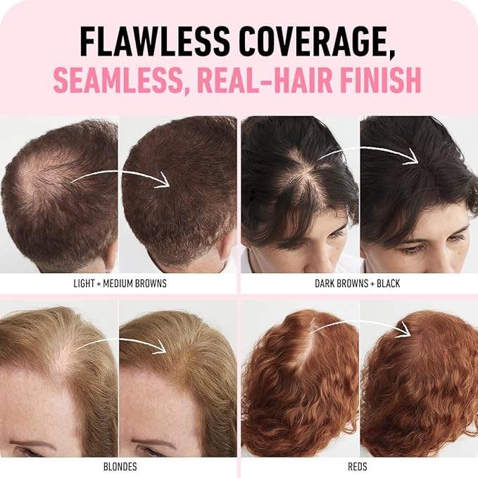 Boldify Hair Fibers Color Sample Kit - Fill In Thinning and Fine Hair for an Instantly Fuller, Thicker Look - 14 Shades for Women & Men - Light + Medium Browns-VivaGrace Women