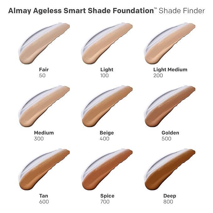 Almay Anti-Aging Foundation, Smart Shade Face Makeup with Hyaluronic Acid, Niacinamide, Vitamin C & E, Hypoallergenic-Fragrance Free, 700 Spice, 1 Fl Oz (Pack of 1)-VivaGrace Women