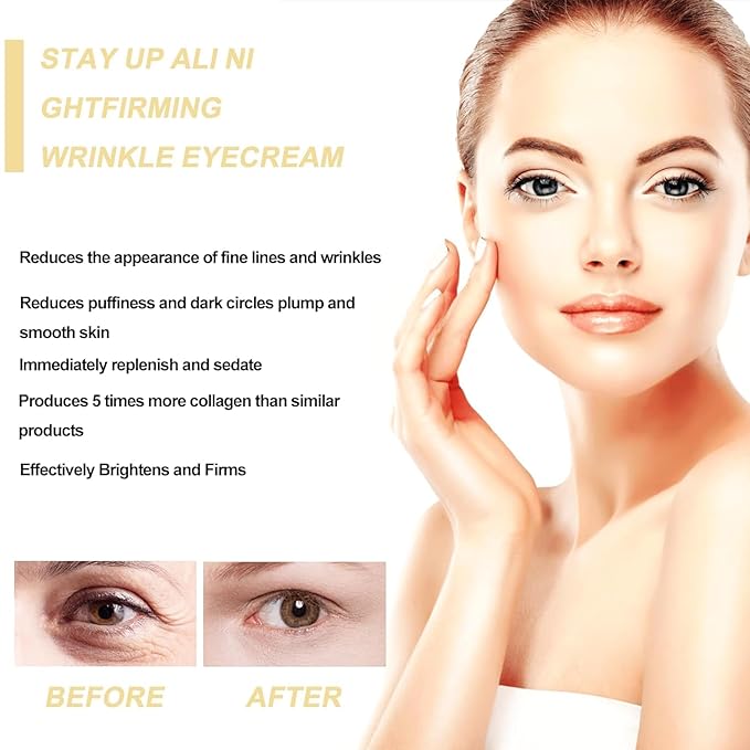 Eye Treatment Creams,Instants Firm Eye Cream, 2PCS Temporary Eye Tightener Eye Cream Anti Aging Fine Lines, Firm That Delicate Skin Under Your Eyes-VivaGrace Women