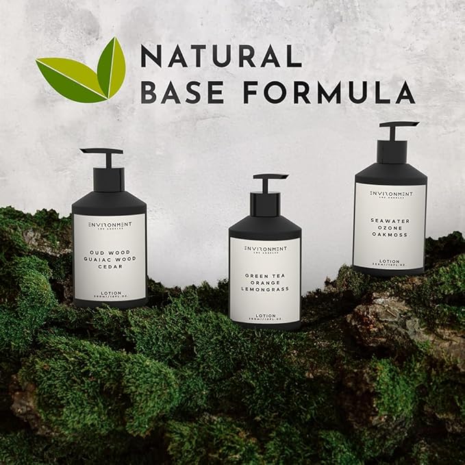 Stone Candles ENVIRONMENT Inspired by Designer Perfume IM L'Eau Lotion, 300ml Luxury Scented (Rosewater | Peony Water | Washed Woods) Bathroom Luxury, Men & Women High-End Body Hand Cream, Dry Skin-VivaGrace Women