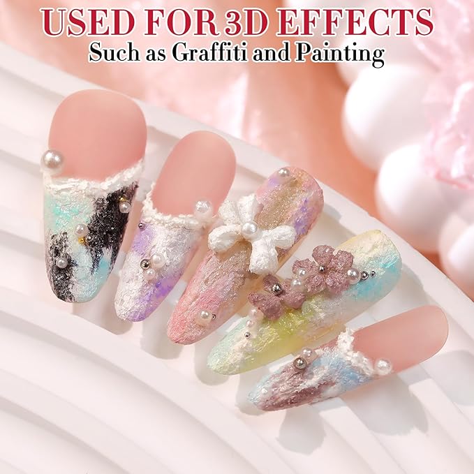 Double Rhythm 3D Nail Gel Solid Sculpting Gel for Nail Art Non-Sticky Hard Gel for Building Carving Molding Nail Extension Soak Off UV/LED Salon Home DIY 0.5 Oz (Gypsum Dark Gold)-VivaGrace Women