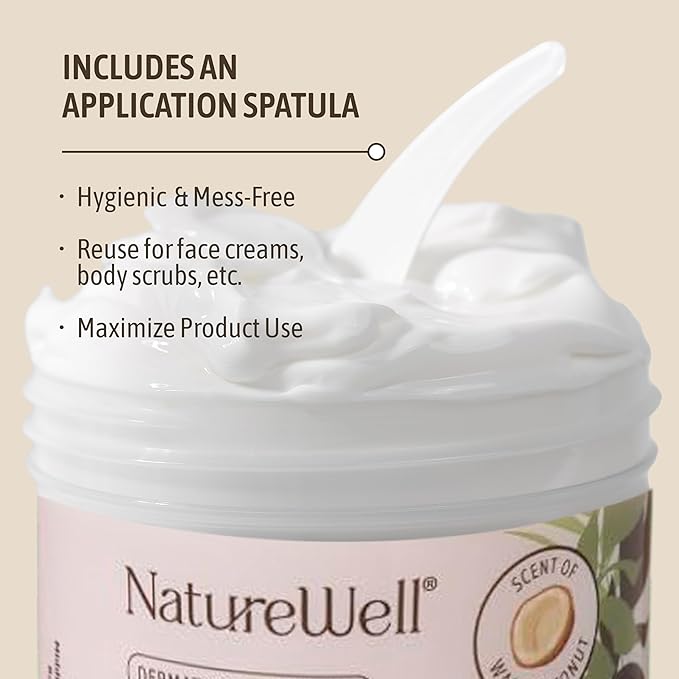 NATURE WELL Hydrate & Soften Coconut Oil Moisturizing Cream for Face, Body, & Hands, Non-Greasy, Intense Hydration & Luxurious Feel, Revives Dry & Sensitive Skin, Superfood for Your Skin, 16 Oz-VivaGrace Women
