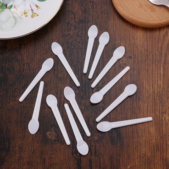 100pcs Makeup Scoop Cosmetic Scoop Face Cream Spatula Face Cream Scoop Face Mask Scoop Cosmetic Spatula Makeup Spoon-VivaGrace Women