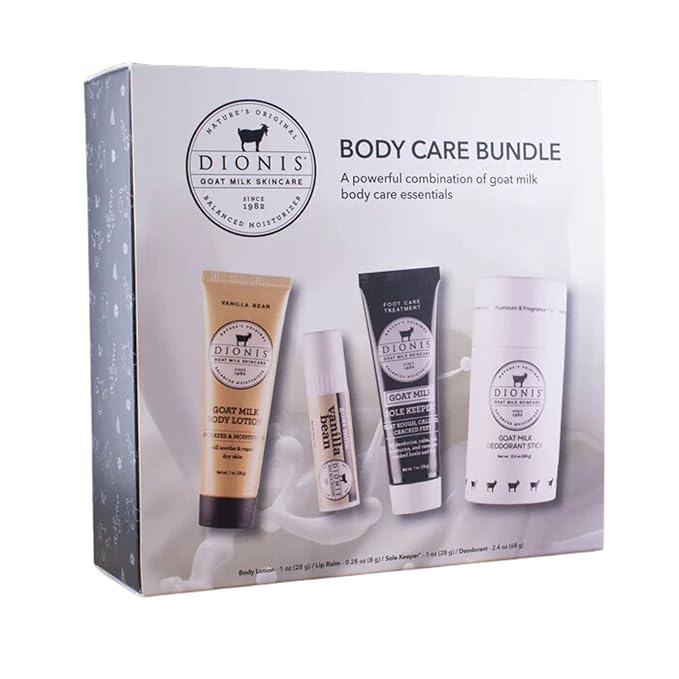Dionis Vanilla Bean Goat Milk Body Care Bundle-VivaGrace Women