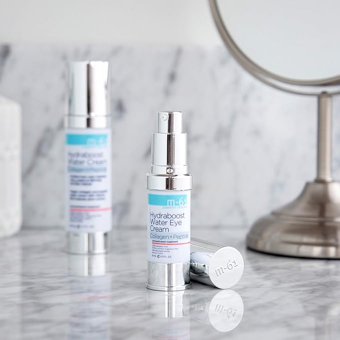 M-61 Hydraboost Collagen+Peptide Water Eye Cream - Age-defying vegan collagen and peptide water eye cream with vitamin B5 & baobab pulp extract.-VivaGrace Women