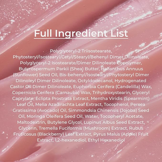 Natural Plumping Vitamin E Lip Mask, 0.46 Oz | Hydrating Lip Moisturizer For Soft, Smooth, Plump Lips, With Organic Shea Butter, Vegan Waxes, Collagen Boosters, Korean Skincare, Lip Gloss-VivaGrace Women