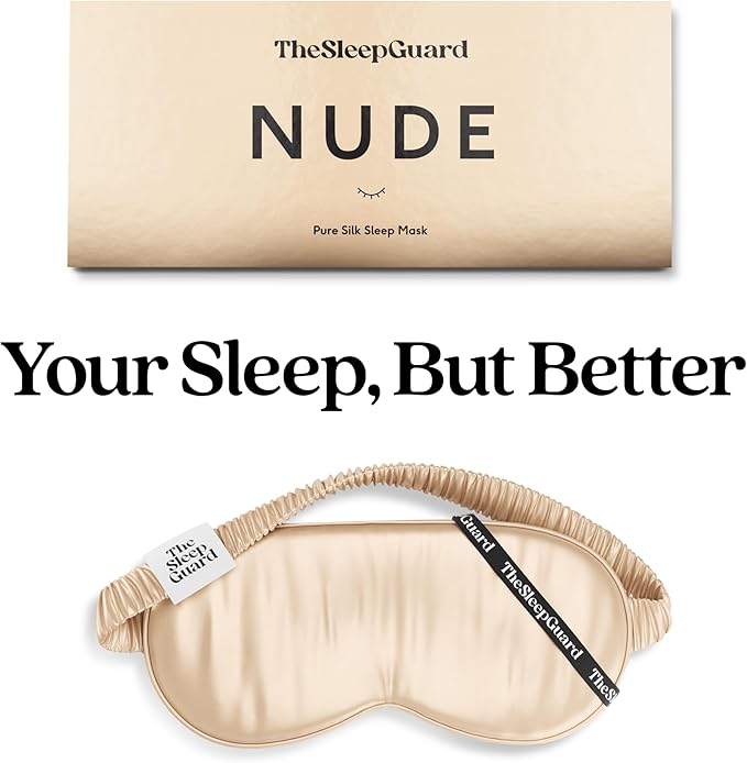 Pure Silk Sleep Mask [100% 6A Mulberry Silk, 22 Momme] Light Blocking Travel Essentials. Eye Masks for Sleeping. Black Oeko-Tex Blindfold. Eye Covers for Men & Women-VivaGrace Women