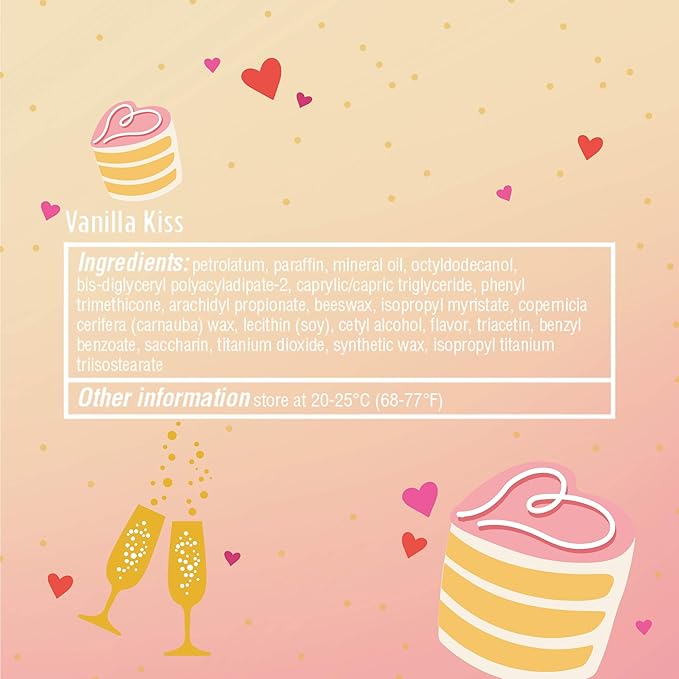 Chapstick Party Favor Lip Balm Gift Pack Toast to Love 10 Sticks 0.15 oz Each-VivaGrace Women