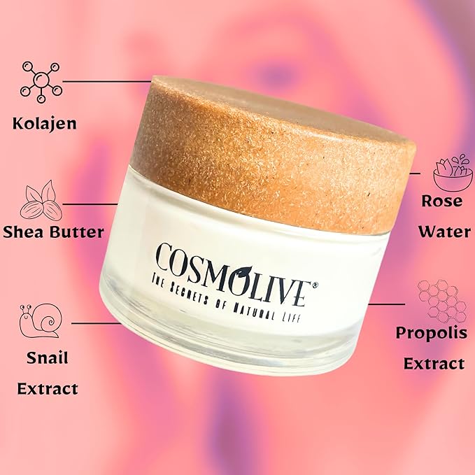 Natural Moisturizer Face Creams (Rose Collagen)-VivaGrace Women