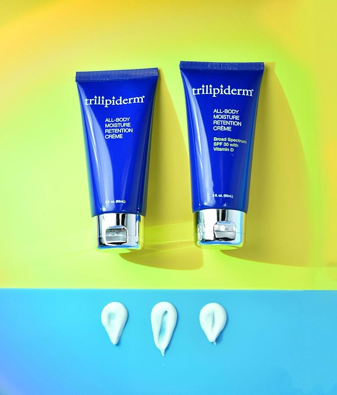 Trilipiderm Travel Size Moisturizer Sunscreen 3oz – The Stowaways Overnight, Travel Size, Getaway – Hydration for Body and Face 1 x SPF 30 Sunblock and 1 x All-Body Moisturizer-VivaGrace Women