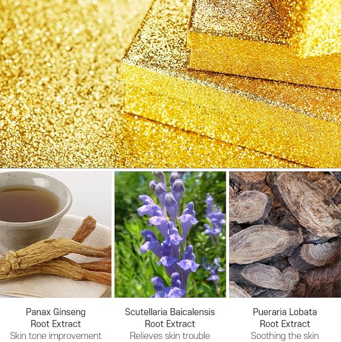 Signature 24K Gold Essential Skin Care 3 Set - Toner (150ml), Emulsion (150ml), Cream (50ml) - Korean Skincare for Healthy and Glowing Skin-VivaGrace Women