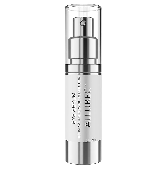 ALLUREC™ Eye Cream Serum: Illuminating Firming Perfection. Best Eye Serum Peptides Cream for Firming Lifting Eyelids Anti- Aging Winkles Bags Dark Circle Puffiness Total Effects.-VivaGrace Women