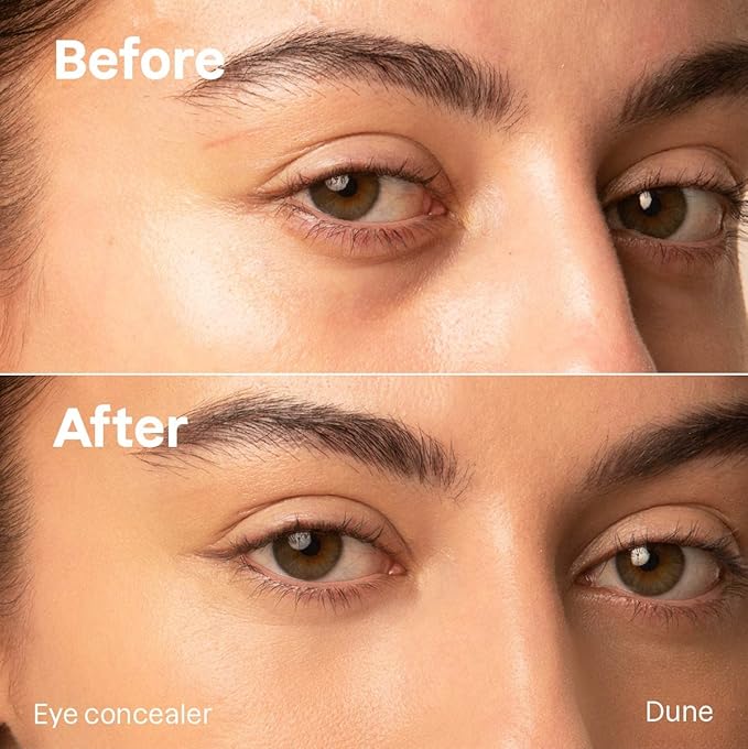 ATTITUDE Oceanly Light Coverage Under Eye Concealer Stick, Titanium Dioxide-Free, EWG Verified, Plastic-Free, Vegan & Cruelty-free Makeup, Dune, 0.2 Ounces-VivaGrace Women