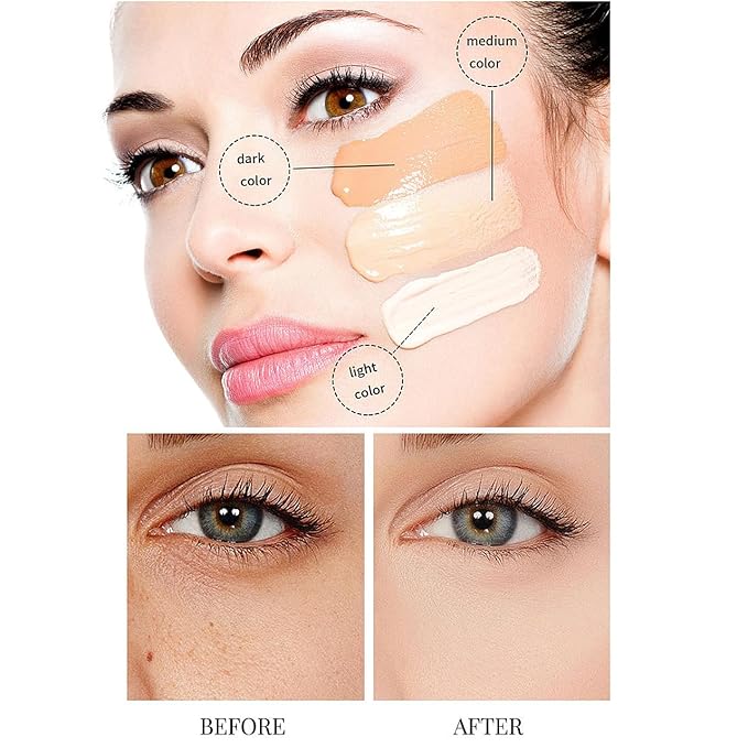 Flawless Matte Liquid Foundation Makeup, Vegan & Cruelty-Free, Liquid Oil-Free Foundation Face Makeup for Combination & Oily Skin, Longwear Medium-Full Coverage (07, 30ml)-VivaGrace Women