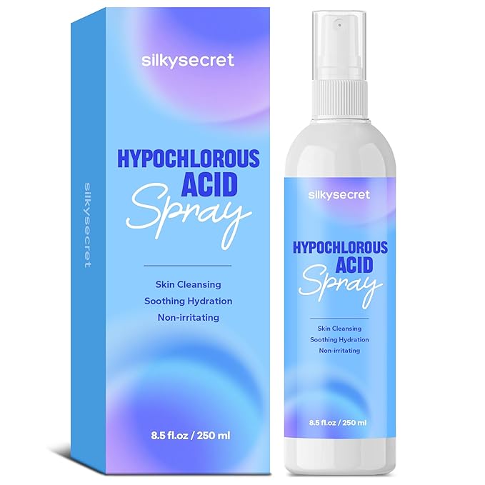 Hypochlorous Acid Spray (8.45 Fl Oz), Facial Spray for Skin Cleansing & Soothing, Hypoallergenic HOCL Sprays for Face & Eyes, All-Purpose Cleaner for Sensitive Skin Care-VivaGrace Women