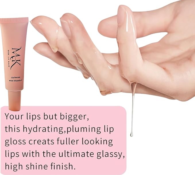 Lip Balm Soft and Smoothie Rose Lip Serum Better Treatment For your Lips Restore Hydrate & Dry Chapped-VivaGrace Women