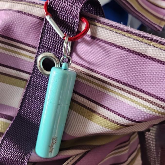 OG | Vacuum Insulated Lip Balm Keychain Holder, Prevents Melting & Messes | 3-Pack (Island)-VivaGrace Women