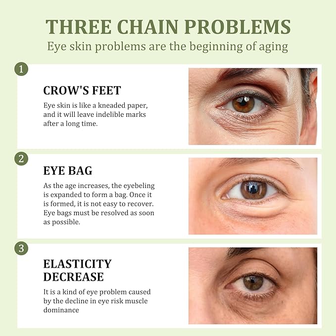 Retinol Eye Cream Brightening Eye Stick Anti-aging Eye Cream for Dark Circles and Puffiness Dark Circles Under Eye Treatment Under Eye Cream Puffy Eyes Treatment Firm Eye Bags Treatment for Men Women-VivaGrace Women