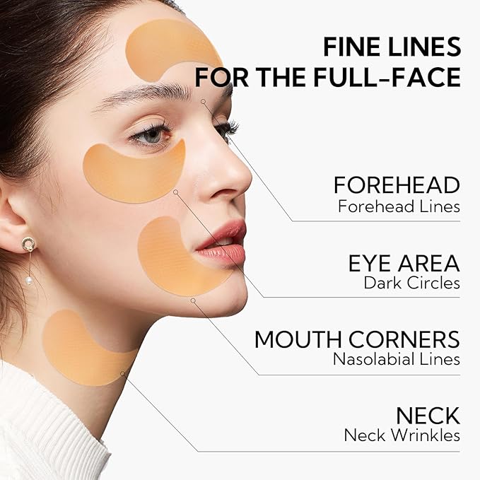 Vitamin C Under Eye Patches(30 Pairs) -Cooling Eye Masks for Dark Circles, with Caffeine Niacinamide Hydra-Gel Collagen, Puffy Eyes & Eye Bags Treatment, Fine Lines & Wrinkles Reduce, Anti-Aging-VivaGrace Women