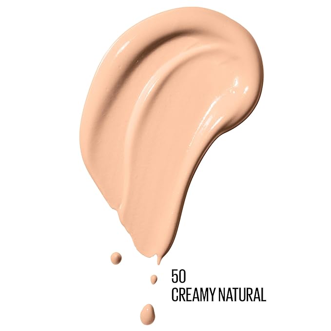 Maybelline Dream Radiant Liquid Medium Coverage Hydrating Makeup, Lightweight Liquid Foundation, Creamy Natural, 1 Count-VivaGrace Women
