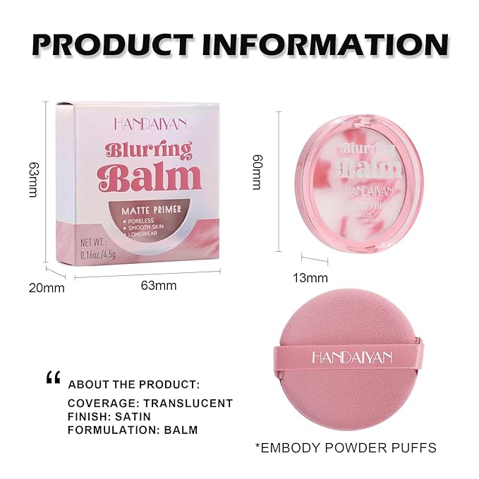 Beauty Poreless Setting Powder, Two Color Cream Translucent Lightweight Oil Control No Sebum Loose Face Powder,Waterproof&Long-Lasting Natural Matte Primer,Makes Skin Downy-VivaGrace Women