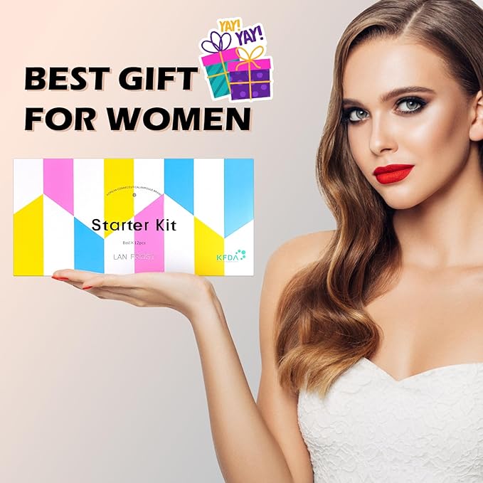 BB Pigment Serum Starter Kit Hyaluronic Acid Essence Foundation BB Facial Glow Skin Care Kit 0.27oz 12 Vials, Combined With Niacinamide and Peptides To Brighten Skin Tone Anti-Aging Foundation #1-VivaGrace Women