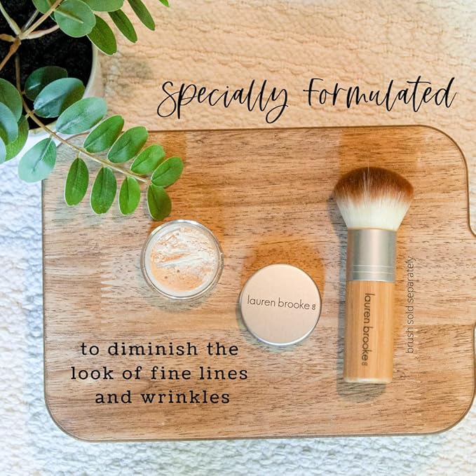 Lauren Brooke Cosmetiques Translucent Finishing Powder, Natural and Organic Makeup 9gram-VivaGrace Women