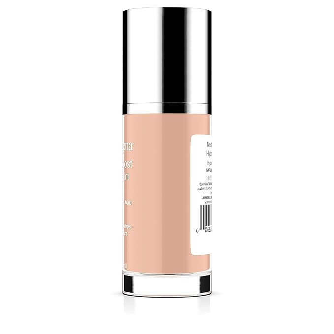 Neutrogena Hydro Boost Hydrating Tint Foundation Makeup for Dry Skin, with Hyaluronic Acid, Lightweight Oil-Free Water Gel, Non-Comedogenic, 20 Natural Ivory, 1.0 fl. oz-VivaGrace Women