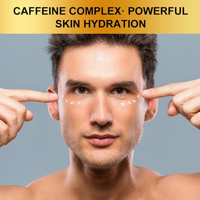 Caffeine Eye Cream for Men Anti Aging, Reduces Dark Circles, Bags, Puffiness Under Eye Cream Face Tightening Eye Lift For All Skin Types 1.7oz-VivaGrace Women